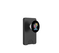 Illustrazione Clarinetto Cartoon con Spruzzi di Colore PopSockets PopWallet per MagSafe
