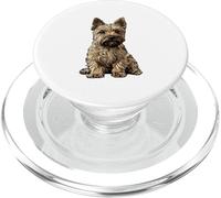 Illustrazione del cane di Norwich Terrier PopSockets PopGrip per MagSafe