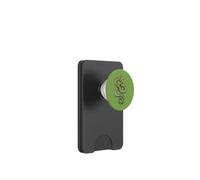 Illustrazione del serpente che colpisce il tatuaggio del serpente che sibila verde PopSockets PopWallet per MagSafe