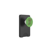 Illustrazione del serpente che colpisce il tatuaggio del serpente che sibila verde PopSockets PopWallet per MagSafe