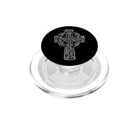 Illustrazione della croce celtica, croce irlandese ornamentale PopSockets PopGrip per MagSafe