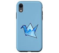 Illustrazione della gru dell'acquerello di origami Custodia per iPhone XR