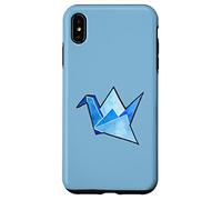 Illustrazione della gru dell'acquerello di origami Custodia per iPhone XS Max