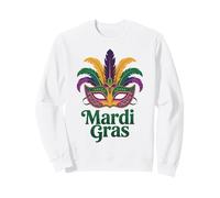 Illustrazione della Maschera di Mardi Gras Masquerade Felpa