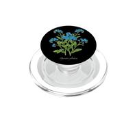 Illustrazione della pianta del nontiscordardime Myosotis sylvatica PopSockets PopGrip per MagSafe