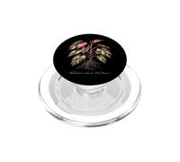 Illustrazione della pianta della principessa rosa del filodendro PopSockets PopGrip per MagSafe