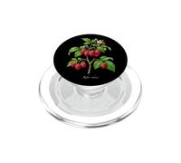 Illustrazione della pianta di lampone Rubus idaeus PopSockets PopGrip per MagSafe