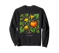 Illustrazione della pianta di Zucca Cucurbita Pepo Felpa