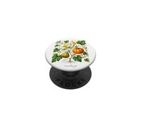 Illustrazione della pianta di zucca Cucurbita pepo PopSockets PopGrip Adesivo