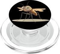 Illustrazione della zanzara per un look divertente e casual PopSockets PopGrip per MagSafe