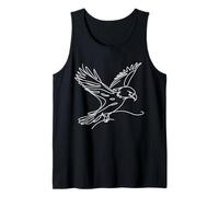 Illustrazione dell'uccello della Fauna Selvatica di Arte dell'aquila Cal Canotta