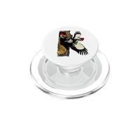 Illustrazione dell'uccello dell'annata picchio pileated PopSockets PopGrip per MagSafe