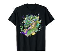 Illustrazione di Arte del Drago Asiatico Cinese Giapponese Stile Grafico Maglietta