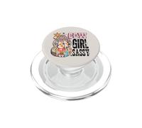 Illustrazione di autunno del cappello da cowboy della zucca occidentale della mucca PopSockets PopGrip per MagSafe