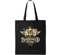Illustrazione di Borrowed Time Concept - Borsa tote in cotone naturale, colore: Nero