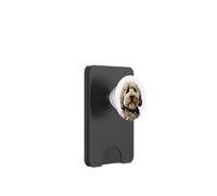 Illustrazione di cane Cockapoo Merle d'argento PopSockets PopWallet per MagSafe