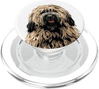 Illustrazione di cane da pastore bergamasco PopSockets PopGrip per MagSafe