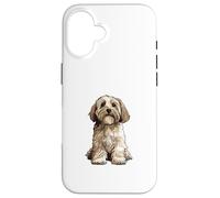 Illustrazione di cane Havanese Custodia per iPhone 16