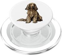 Illustrazione di cane levriero afgano PopSockets PopGrip per MagSafe