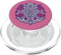 Illustrazione di cardo spinoso e rose PopSockets PopGrip per MagSafe