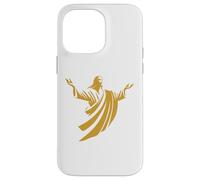 Illustrazione di Gesù Cristo ombra con braccia aperte Custodia per iPhone 14 Pro Max