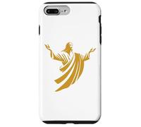 Illustrazione di Gesù Cristo ombra con braccia aperte Custodia per iPhone 7 Plus/8 Plus