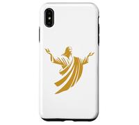 Illustrazione di Gesù Cristo ombra con braccia aperte Custodia per iPhone XS Max