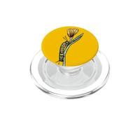 Illustrazione di giardinaggio floreale dell'acquerello del bruco del monarca PopSockets PopGrip per MagSafe