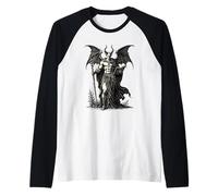 Illustrazione di Grimoire Guardian Dantalion Maglia con Maniche Raglan