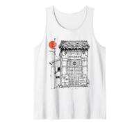 Illustrazione di Shotokan Karate Dojo Tokyo Giappone Canotta