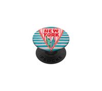 illustrazione di skyline libertà statua pennant new york PopSockets PopGrip Adesivo