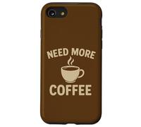 Illustrazione di tazza retrò Need More Coffee Custodia per iPhone SE (2020) / 7/8