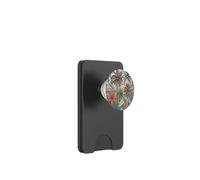 Illustrazione di una rigogliosa foresta tropicale di palme PopSockets PopWallet per MagSafe