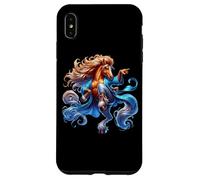 Illustrazione dinamica di danza guerriero cavallo Custodia per iPhone XS Max