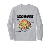Illustrazione Divertente Serie Jiro, asserzione di Calorie per Gli Amanti del Ramen Maglia a Manica
