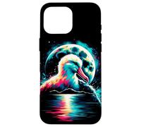 Illustrazione fresca degli animali dello spirito dell'uccello dell'albatro colorato Custodia per iPhone 16 Pro Max