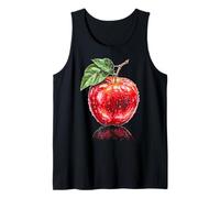 Illustrazione Grafica del Ritratto dell'amante della Frutta della Mela Canotta