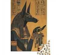 Illustrazione in stile geroglifico dell'antico Egitto 70x50cm/1000pcs - Puzzle Per Adulti GioGattotolo Fai-da-te