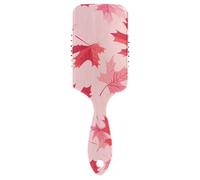 Illustrazione Maple Leaf Ruby friendly spazzola per capelli con testa forata massaggiatore cuoio capelluto per capelli corti con manico ergonomico cepillo para peinar