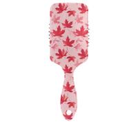 Illustrazione Maple Leaf Ruby spazzola per capelli delicata per l'asciugatura del phon Spazzola massaggiante per cuoio capelluto progettata per capelli bagnati con manico ergonomico cepillos para