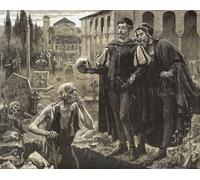 Illustrazione per l'opera teatrale di William Shakespeare Hamlet Act 5 Scene I. Da un'edizione del 1887 della rivista Harper s Bazaar dopo un dipinto di Horace Fisher. Stampa poster di Ken Welsh (17 x