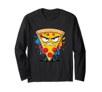 Illustrazione Pizza Arrabbiata Cartoon Maglia a Manica