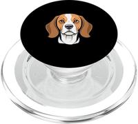 Illustrazione Testa Di Beagle In Stile Cartoon PopSockets PopGrip per MagSafe