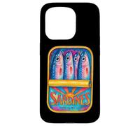Illustrazione vibrante di olio d'oliva puro sardine Custodia per iPhone 15 Pro