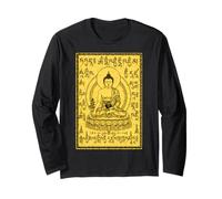 Illustrazione Vintage di Buddha per Decorazione Zen Maglia a Manica