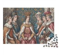Illustrazioni di manoscritti medievali 1000pcs (75x50cm) Puzzle Adatto Per Adulti E Folla Dai 14 Anni in Su