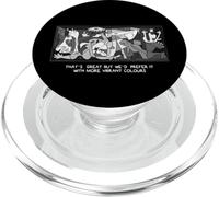 Illustrazioni divertenti del museo PopSockets PopGrip per MagSafe