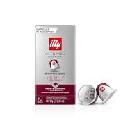 illy 100 Capsule Compatibili Nespresso 10 Confezione da 10 Caffè Gusto Intenso