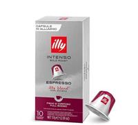 ILLY 100 Capsule Compatibili Nespresso Alluminio Gusto INTENSO SPED. GRATUITA