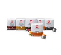 ILLY 108 Caffè in Capsule Iperespresso | Selezione Monoarabica Monorigine | 6 Confezioni Assortitie : Brasile, Etiopia, Guatemala, Intenso, Forte